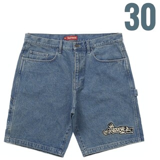 シュプリーム(Supreme)のSupreme Handstyle Denim Painter Short 30(ショートパンツ)