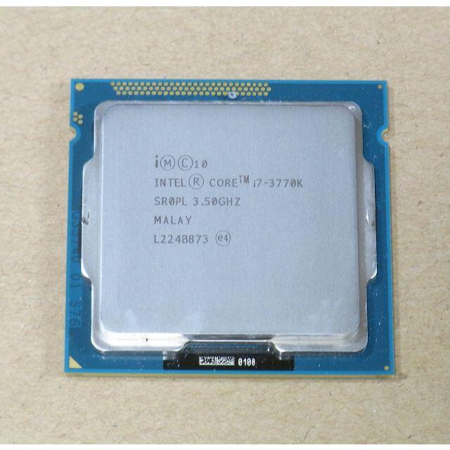 PC/タブレットintel Core i7-3770K LGA1155 CPU