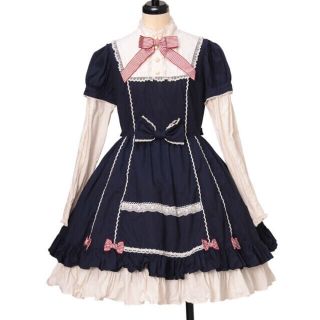 アンジェリックプリティー(Angelic Pretty)のAngelic Pretty お嬢さまのクラシカルワンピース(ひざ丈ワンピース)