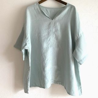 ネストローブ(nest Robe)の抗菌　リネンTシャツブラウス(シャツ/ブラウス(半袖/袖なし))