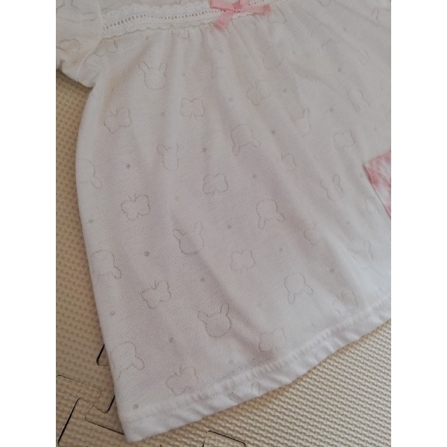 coeur a coeur(クーラクール)のクーラクール　Ｔシャツ　白　100　USED キッズ/ベビー/マタニティのキッズ服女の子用(90cm~)(Tシャツ/カットソー)の商品写真