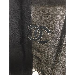 シルクCHANEL シルク ウール ロングストール