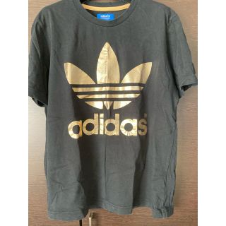 adidasTシャツ　前後ロゴ(Tシャツ/カットソー(半袖/袖なし))