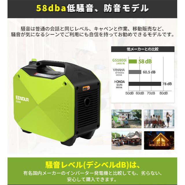 EENOUR インバーター発電機 GS1800i | www.pastificiomaiella.com