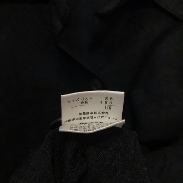 7分袖 花柄シャツ ブラック シースルー スキッパーシャツ レディースのトップス(シャツ/ブラウス(長袖/七分))の商品写真