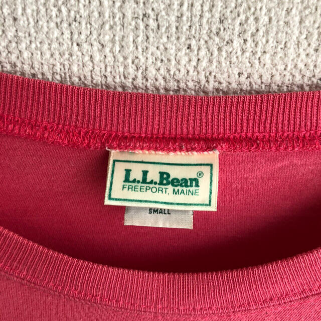 L.L.Bean(エルエルビーン)の90s USA製　L.L.BEAN 無地　長袖　Tシャツ　90's ポケT S メンズのトップス(Tシャツ/カットソー(七分/長袖))の商品写真