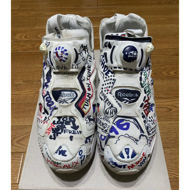 メンズVETEMENTS×Reebok ポンプフューリー スニーカー