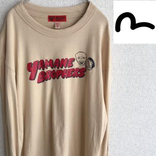 エビス(EVISU)のYAMANE 長袖　プリント　Tシャツ　EVIS エビス　ヤマネ　ロンT 38(Tシャツ/カットソー(七分/長袖))