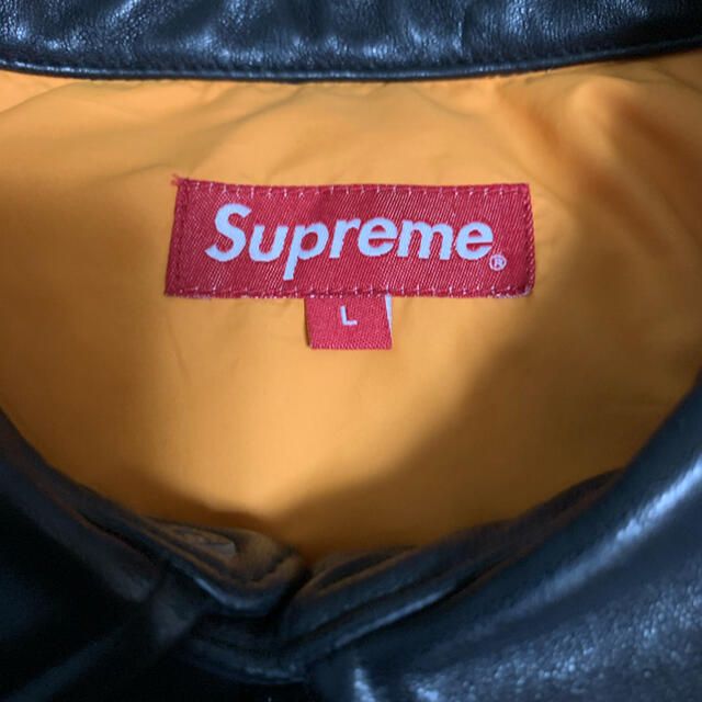 Supreme - Supreme Leather Collar Puffy Jacket の通販 by XOR｜シュプリームならラクマ NEW新作