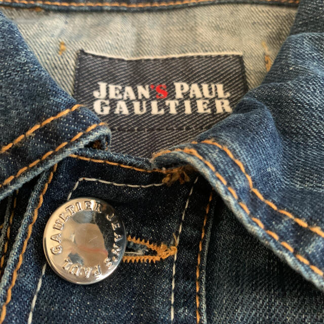 Jean's Paul GAULTIER  ゴルチェ デニムジャケット Ｇジャン柄デザイン無地