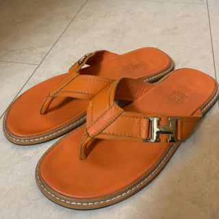 エルメス(Hermes)のHERMES エルメス レザー サンダル(サンダル)