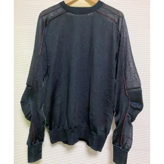 トーガ(TOGA)のTOGAVIRILISメッシュトップス Bright knit pullover(Tシャツ/カットソー(七分/長袖))