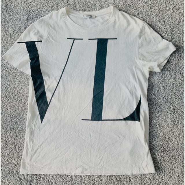 VALENTINO VLTN ビックロゴTシャツ　ホワイト　ヴァレンティノ