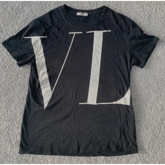 VALENTINO VLTN ビックロゴTシャツ　ブラック　ヴァレンティノ　xs