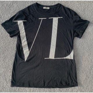ヴァレンティノ(VALENTINO)のVALENTINO VLTN ビックロゴTシャツ　ブラック　ヴァレンティノ　xs(Tシャツ/カットソー(半袖/袖なし))