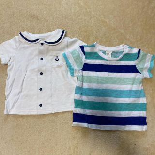 エイチアンドエム(H&M)のベビーTシャツ 2枚セット(Ｔシャツ)