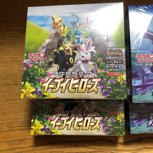 ポケカ 6boxセットイーブイヒーローズ　ポケモンカード　シュリンク付