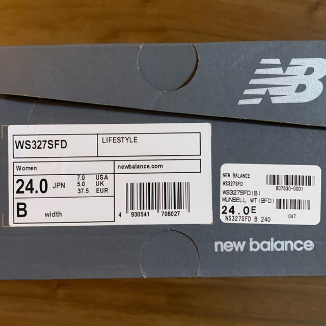 new balance WS327SFD  ニューバランス　24cmレディース