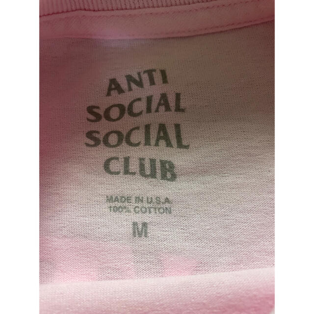 ANTI(アンチ)のanti social social club Tシャツ　Ｍサイズ レディースのトップス(Tシャツ(半袖/袖なし))の商品写真