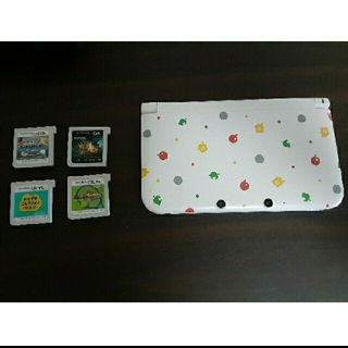 ニンテンドー3DS(ニンテンドー3DS)の最終値下げ どうぶつの森カラー 3DSLL  ソフト トモダチコレクション(携帯用ゲーム機本体)