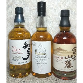 ★希少❗️知多・イチローズ白札・富士山麓樽熟原酒50°各700ml(ウイスキー)