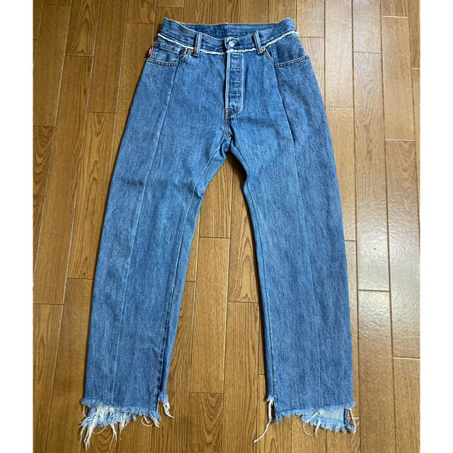 VETEMENTS×LeviVETEMENTS×Levi's 17SS 再構築デニムパンツ