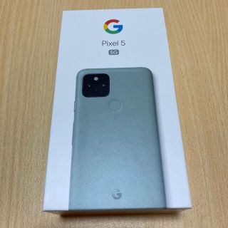 グーグルピクセル(Google Pixel)のpixel5 128G SIMフリー【新品未使用】sage(スマートフォン本体)