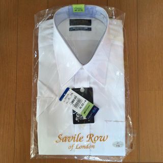 セヴィルロウ(Savile Row)の半袖白シャツメンズ(シャツ)