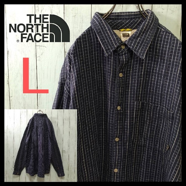 THE NORTH FACE(ザノースフェイス)の【激レア】【人気商品】ノースフェイス series A5チェックシャツ 古着男子 メンズのトップス(シャツ)の商品写真