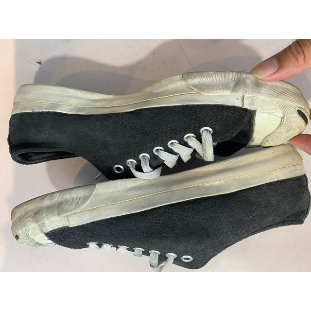 CONVERSE(コンバース)の90s USA製 コンバース ジャックパーセル 黒スエード 26センチ メンズの靴/シューズ(スニーカー)の商品写真