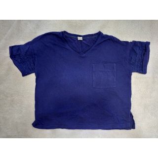 ダブルネーム(DOUBLE NAME)のDOUBLE NAME ダブルネーム シャツ レディース 服 パープル 紺 半袖(Tシャツ(半袖/袖なし))