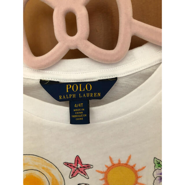 POLO RALPH LAUREN(ポロラルフローレン)のラルフローレンキッズ半袖4T新品 キッズ/ベビー/マタニティのキッズ服女の子用(90cm~)(ワンピース)の商品写真