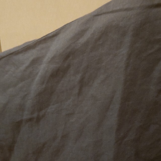 MUJI (無印良品)(ムジルシリョウヒン)の麻　麻半袖ブラウス　ミディアムグレー レディースのトップス(シャツ/ブラウス(半袖/袖なし))の商品写真