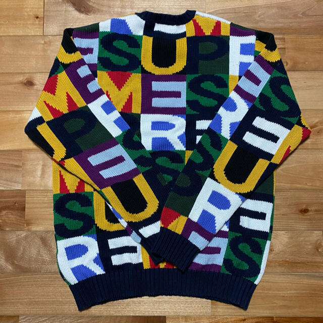 SUPREME 18AW Big Letters Sweater Sサイズ | www.chupaforeverfun.rs