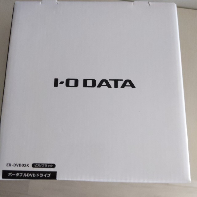 IODATA(アイオーデータ)のアイ・オー・データ機器 ポータブルDVDドライブ 箱なし1,000円！ スマホ/家電/カメラのPC/タブレット(PC周辺機器)の商品写真