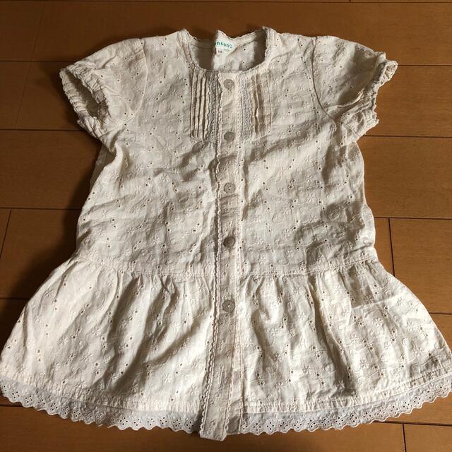 3can4on(サンカンシオン)のワンピース　110cm キッズ/ベビー/マタニティのキッズ服女の子用(90cm~)(ワンピース)の商品写真