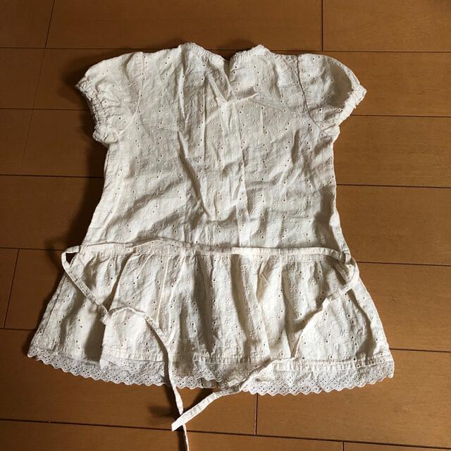 3can4on(サンカンシオン)のワンピース　110cm キッズ/ベビー/マタニティのキッズ服女の子用(90cm~)(ワンピース)の商品写真