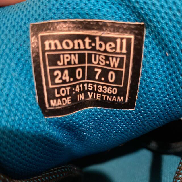 mont bell(モンベル)のmont-bell クラッグホッパーwomen's 24cm スポーツ/アウトドアのアウトドア(登山用品)の商品写真