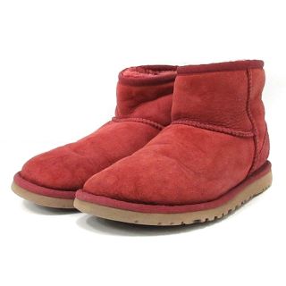 アグ オーストラリア UGG australia ムートンブーツ 22cm 赤(ブーツ)