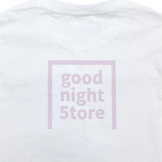 good night 5tore Tシャツ　ロゴ　ピンク