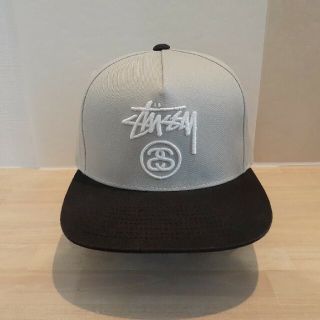 海外限定　STUSSY ステューシー　S　ロゴ　ロー　キャップ　グレーブルー