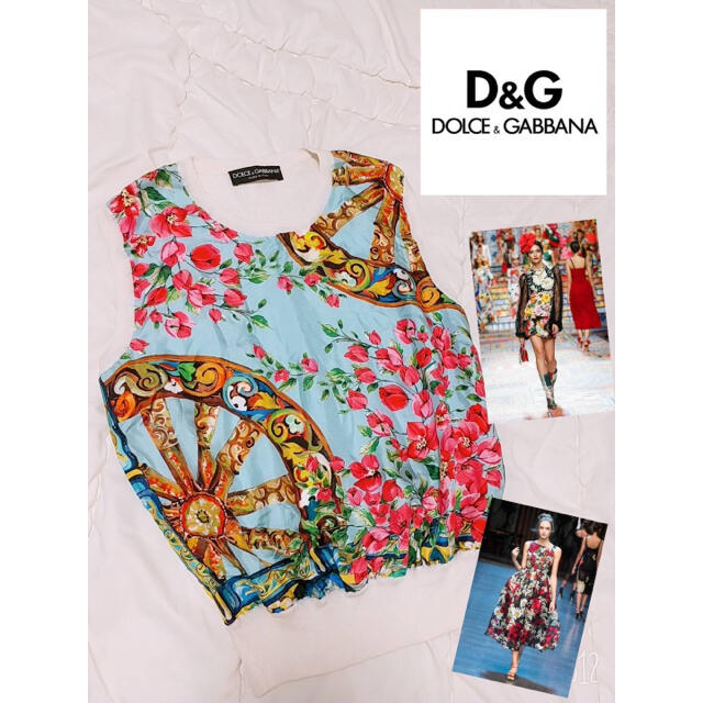 大幅お値下げ！DOLCE&GABBANA シルク 花柄 ニット