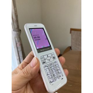 シャープ(SHARP)のウィルコム WX03SH PANTONE White【未使用品】(PHS本体)