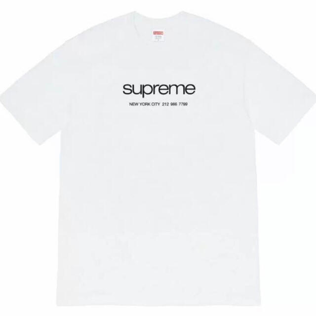 新品 Sサイズ Supreme Shop Tee White 20SS