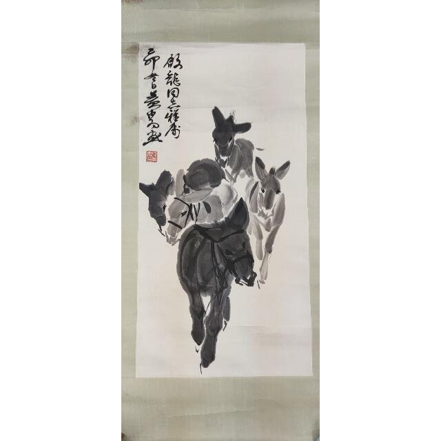 美術品/アンティーク希少 新品 釈迦八相手涅槃図 名画 復刻版 限定100枚 仏教 仏具 仏画