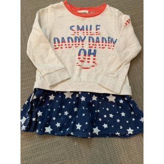 ダディオーダディー(daddy oh daddy)のダディオーダディ　チュニック100(Tシャツ/カットソー)