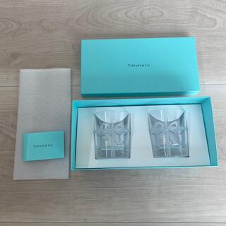 ティファニー(Tiffany & Co.)のティファニー「TIFFANY」リボングラスセット(グラス/カップ)