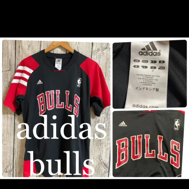 adidas(アディダス)のアディダス　メンズS シカゴブルズ　Tシャツ　NBA バスケ　BULLS 半袖 メンズのトップス(Tシャツ/カットソー(半袖/袖なし))の商品写真