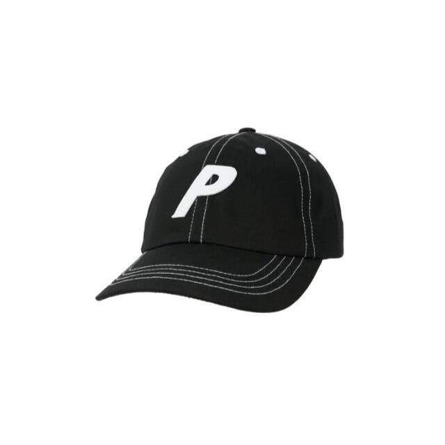 Palace Poplin P 6-Panel Blackキャップ