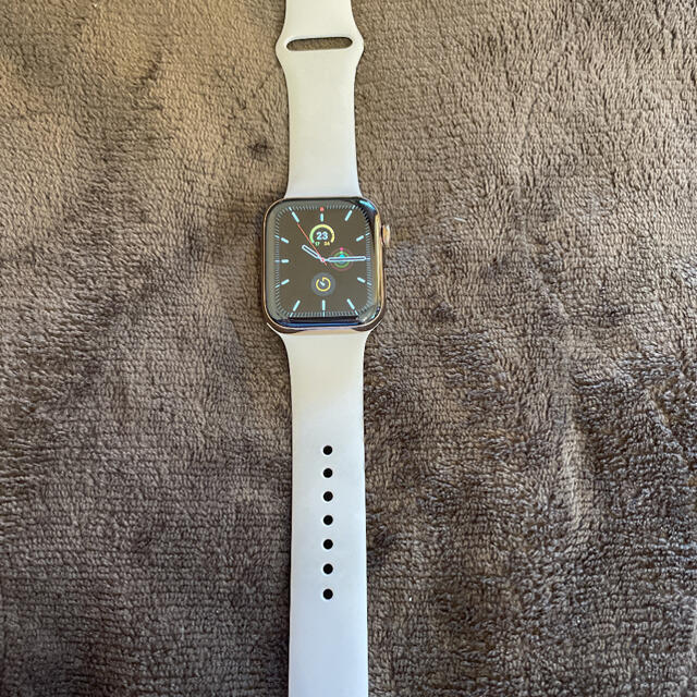 Apple Watch(アップルウォッチ)のAppleWatch 44㎜　ゴールドステンレススチール メンズの時計(腕時計(デジタル))の商品写真